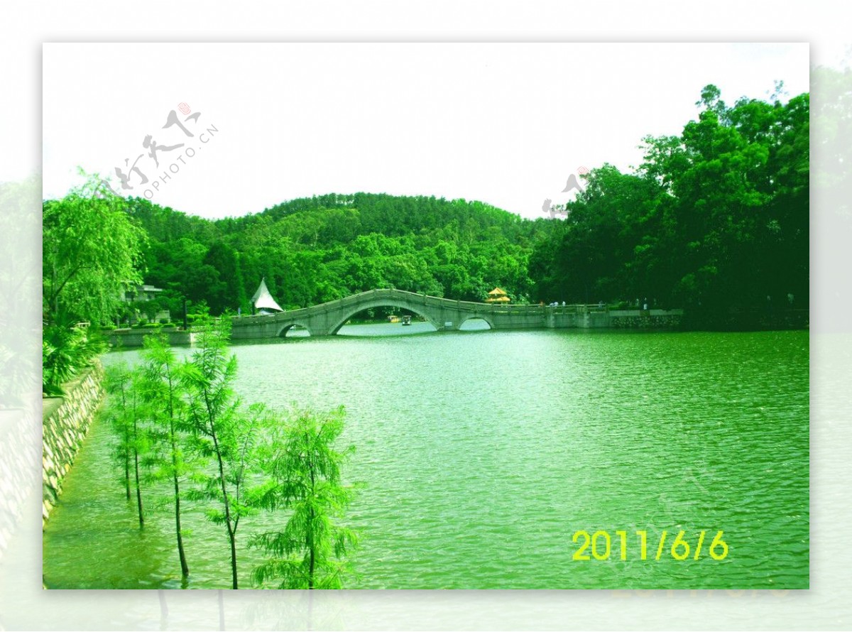 霞山西湖图片