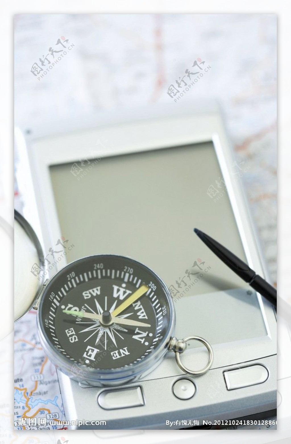 旅行指南针图片