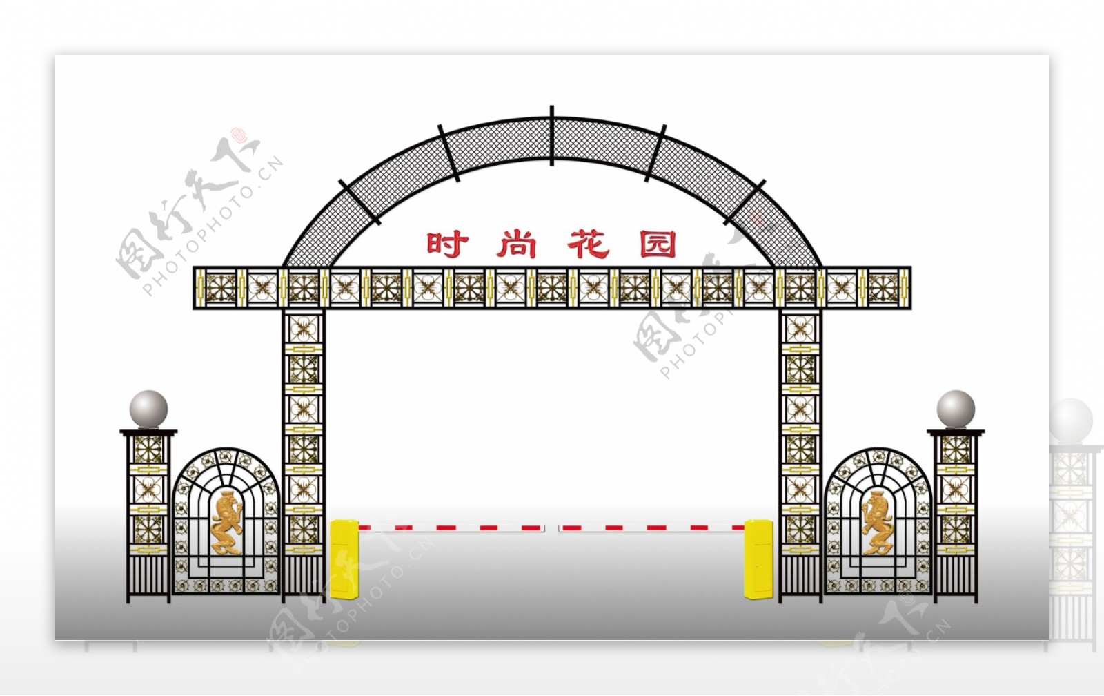 铁艺大门图片