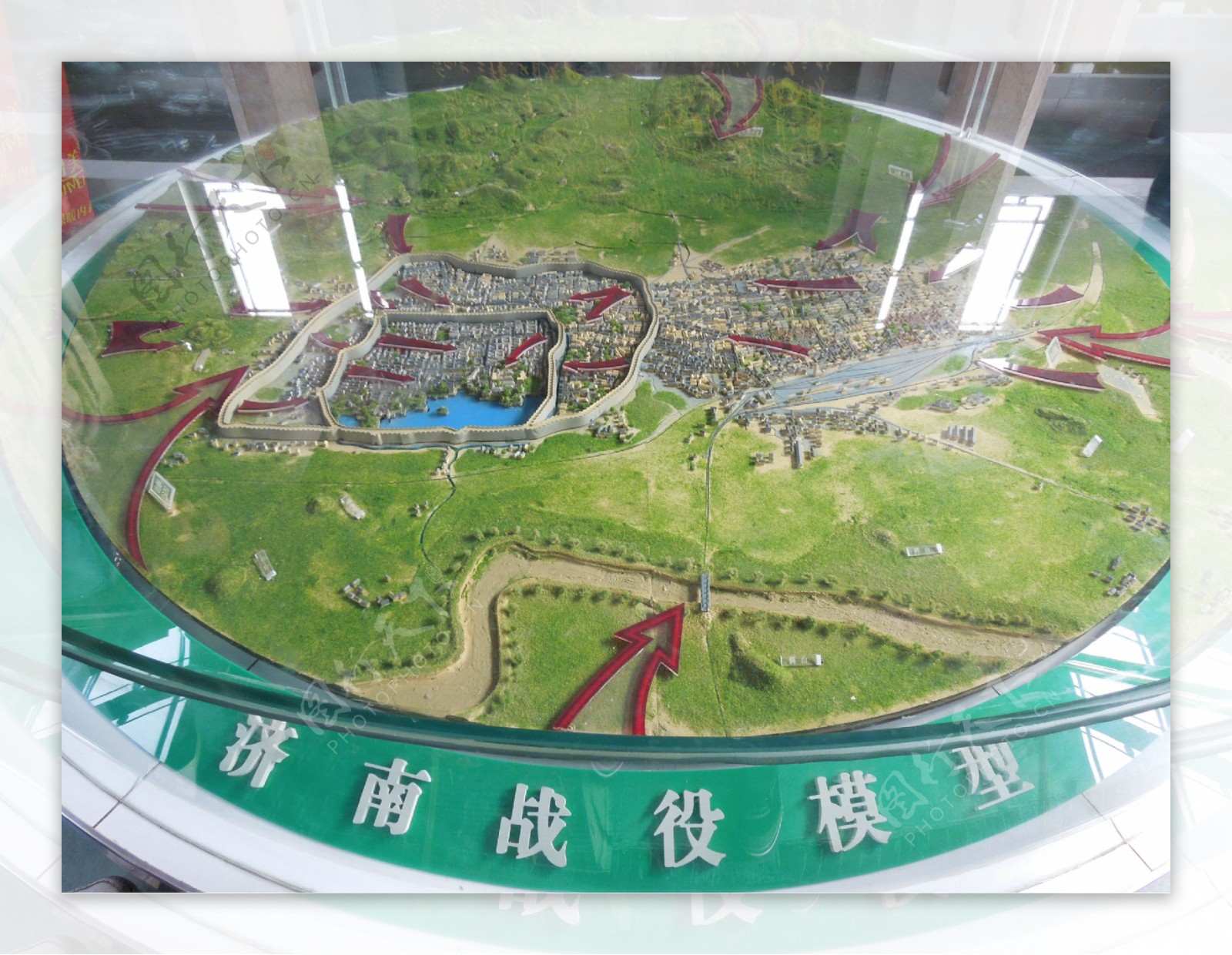 济南战役模型图片
