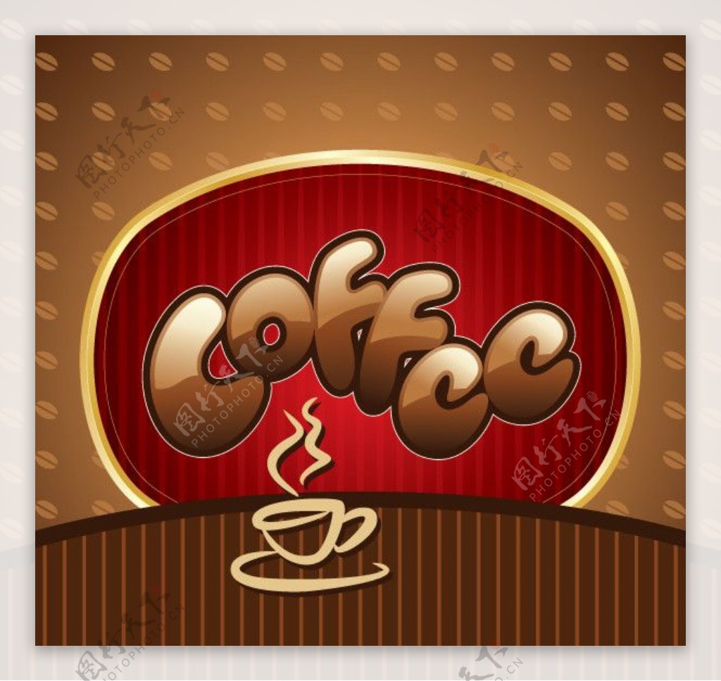 咖啡coffee菜单模板图片
