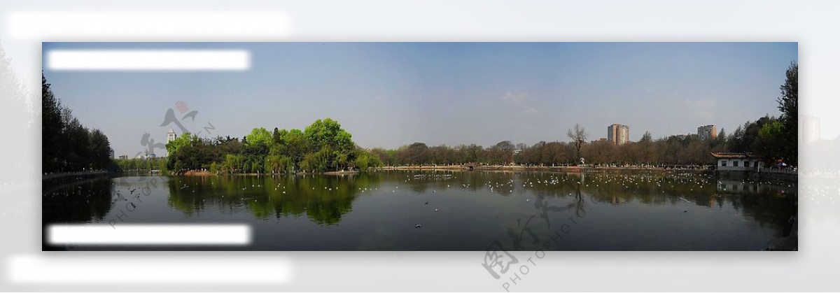 昆明翠湖全景图片