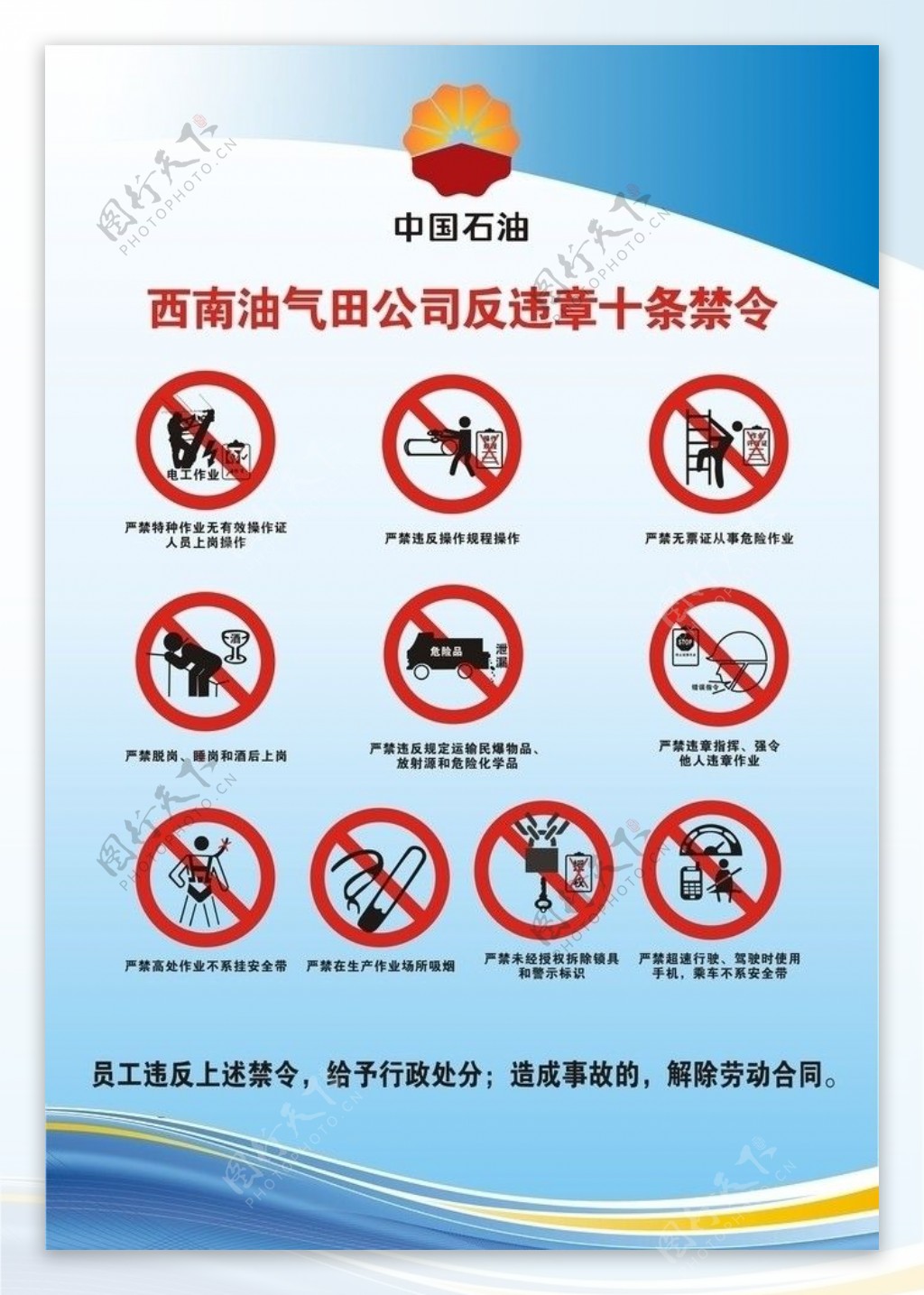 中国石油十条禁令图片