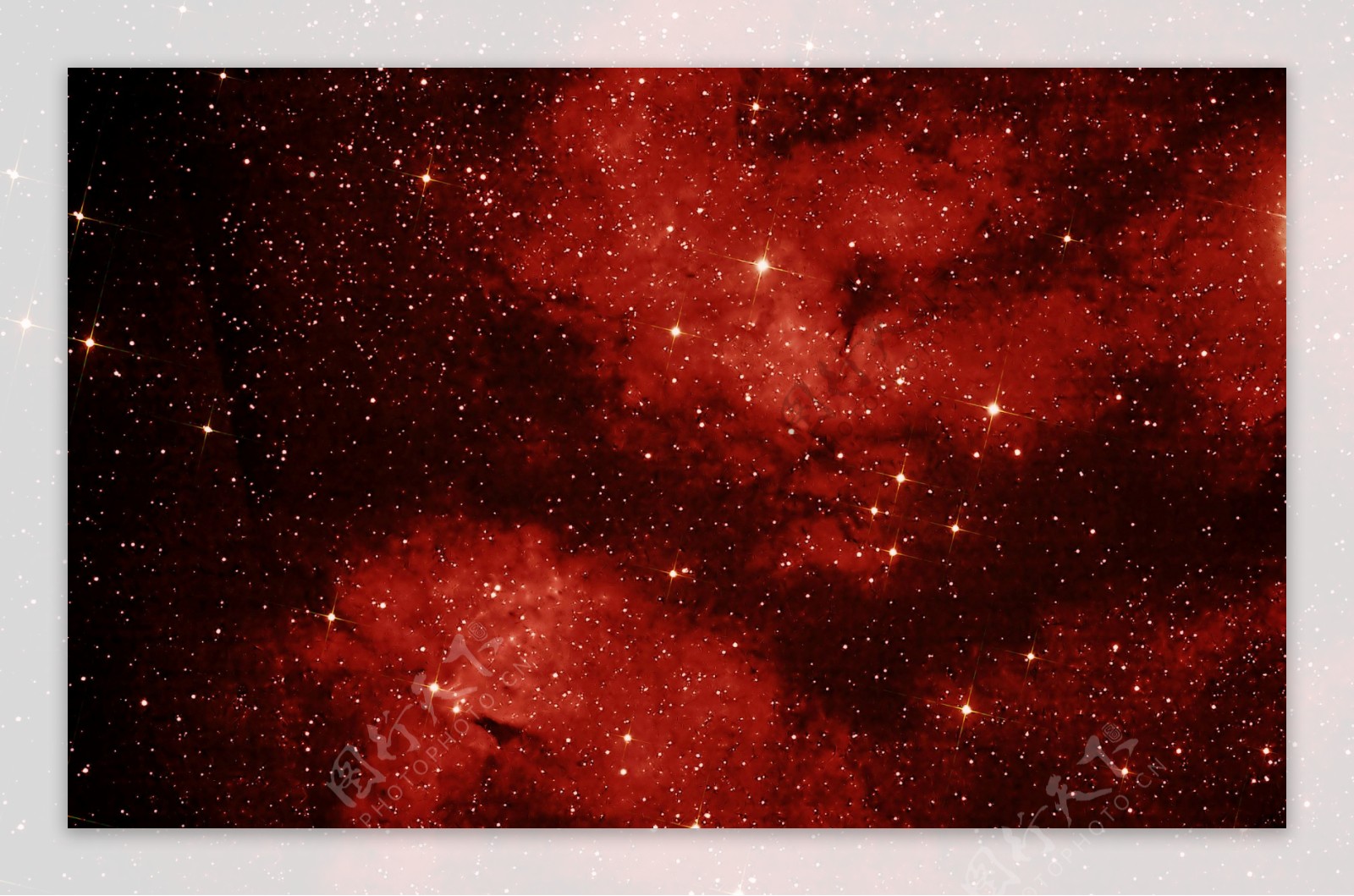 红色星云图片