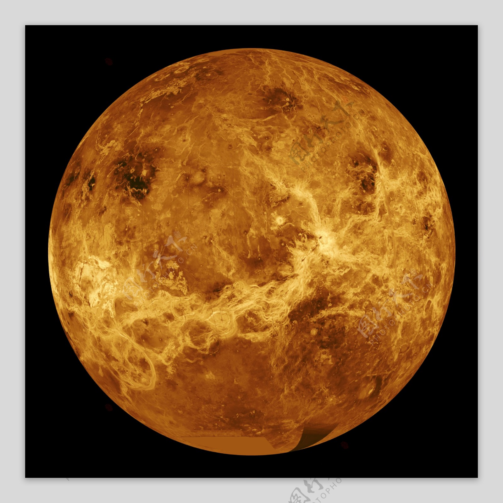 金星表面图片