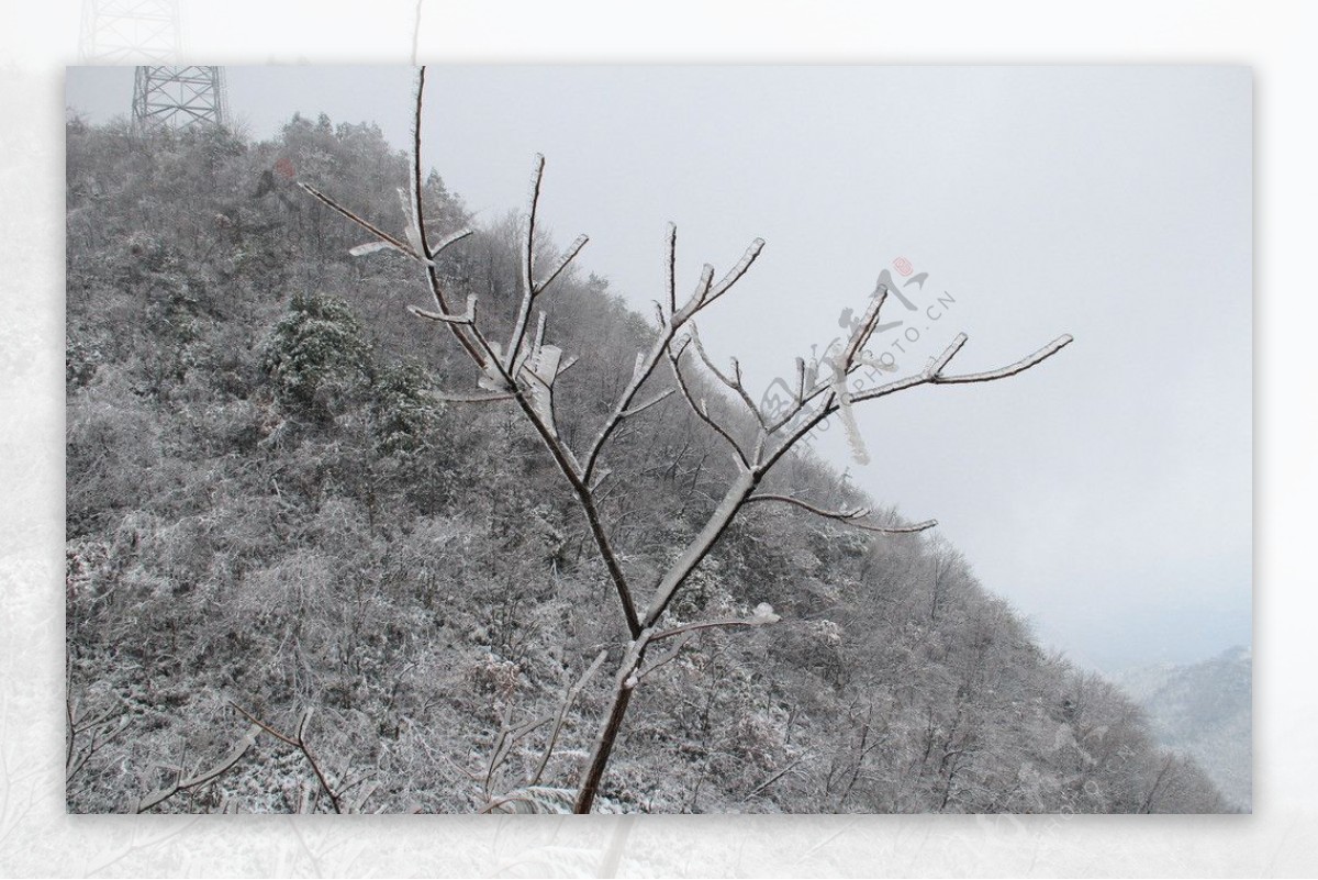 芷江明山雪景图片