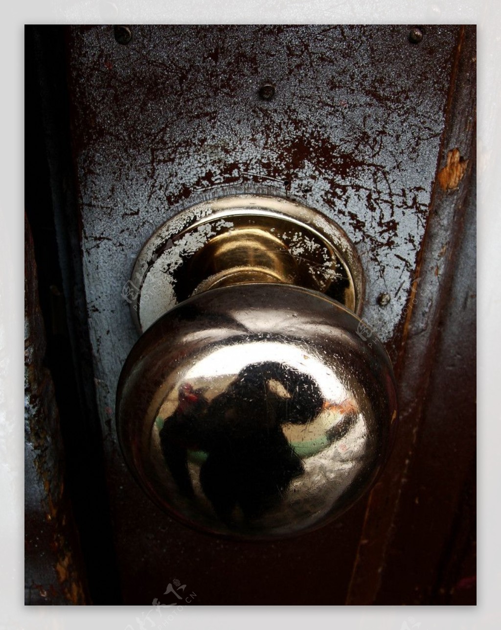 老旧门锁图片
