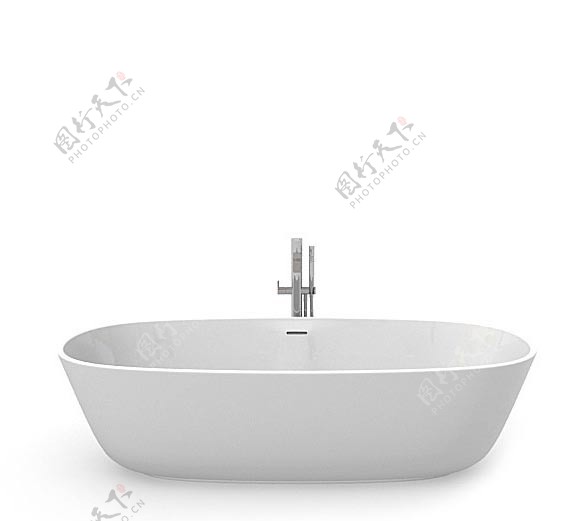 精美浴缸三维模型图片