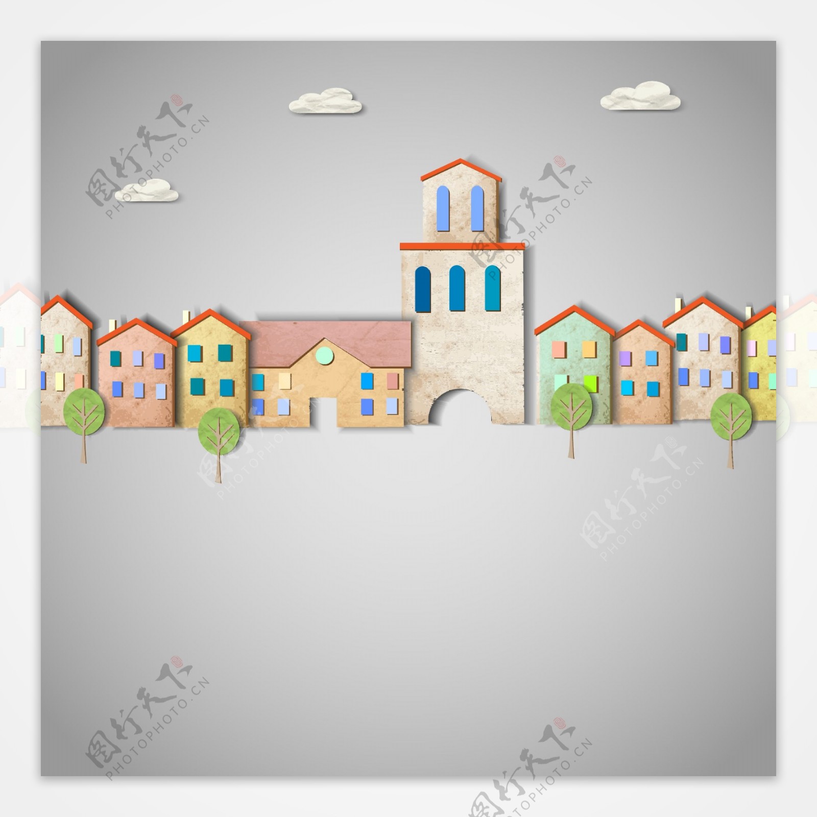 城镇城市建筑城堡图片