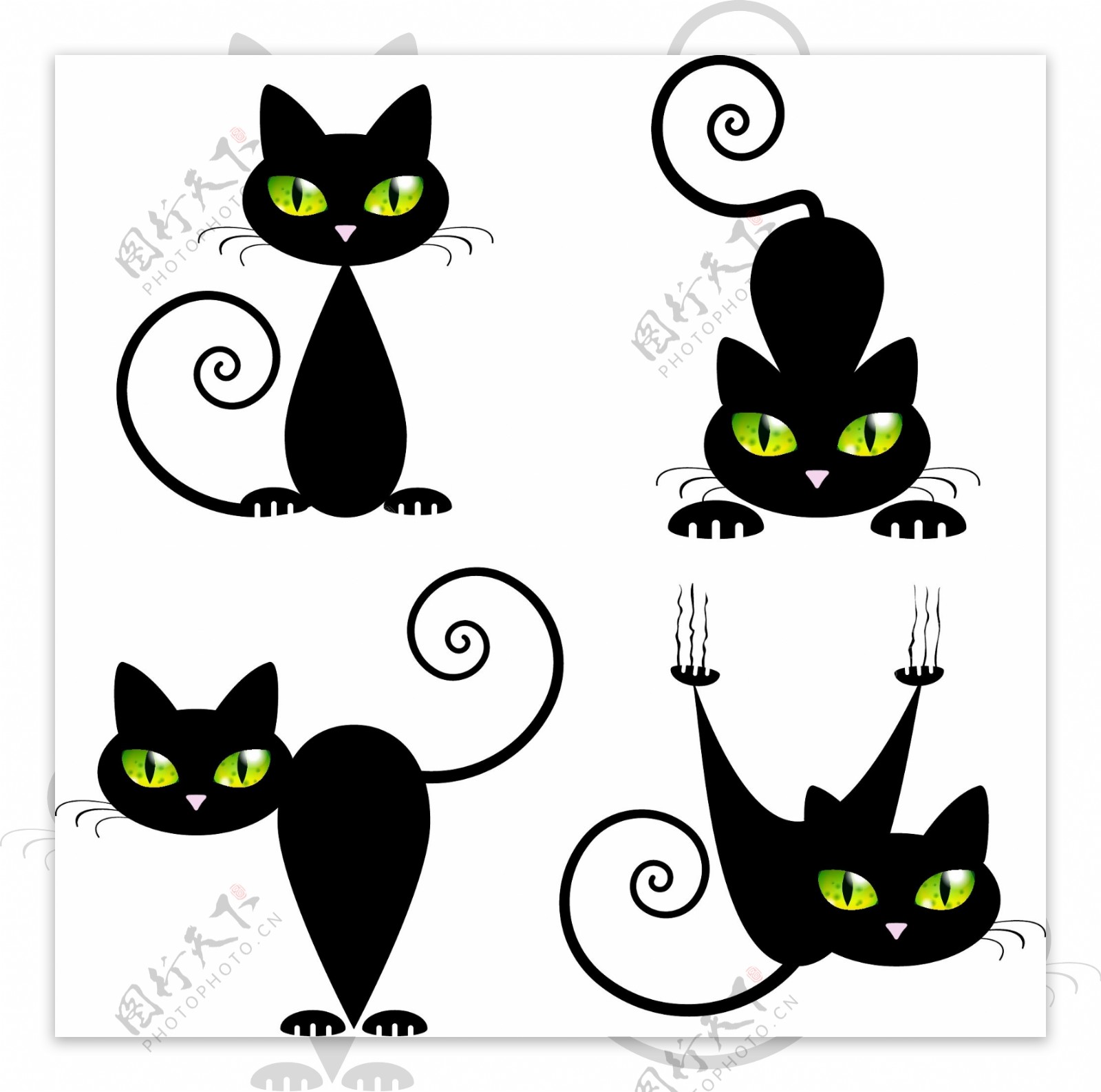 动物插画-诡异的黑猫咪|插画|商业插画|狮子大亨 - 原创作品 - 站酷 (ZCOOL)