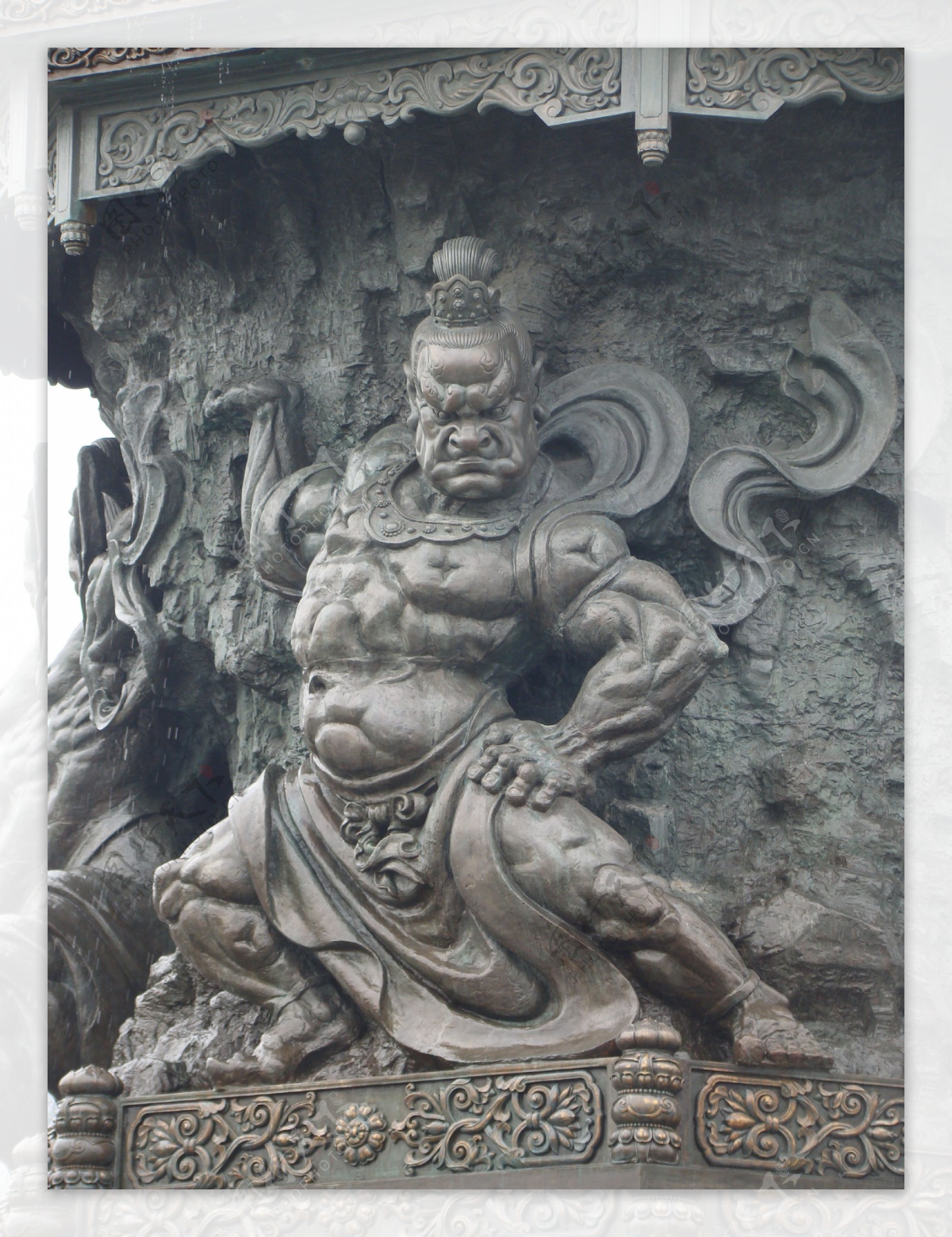 灵山雕塑天神图片