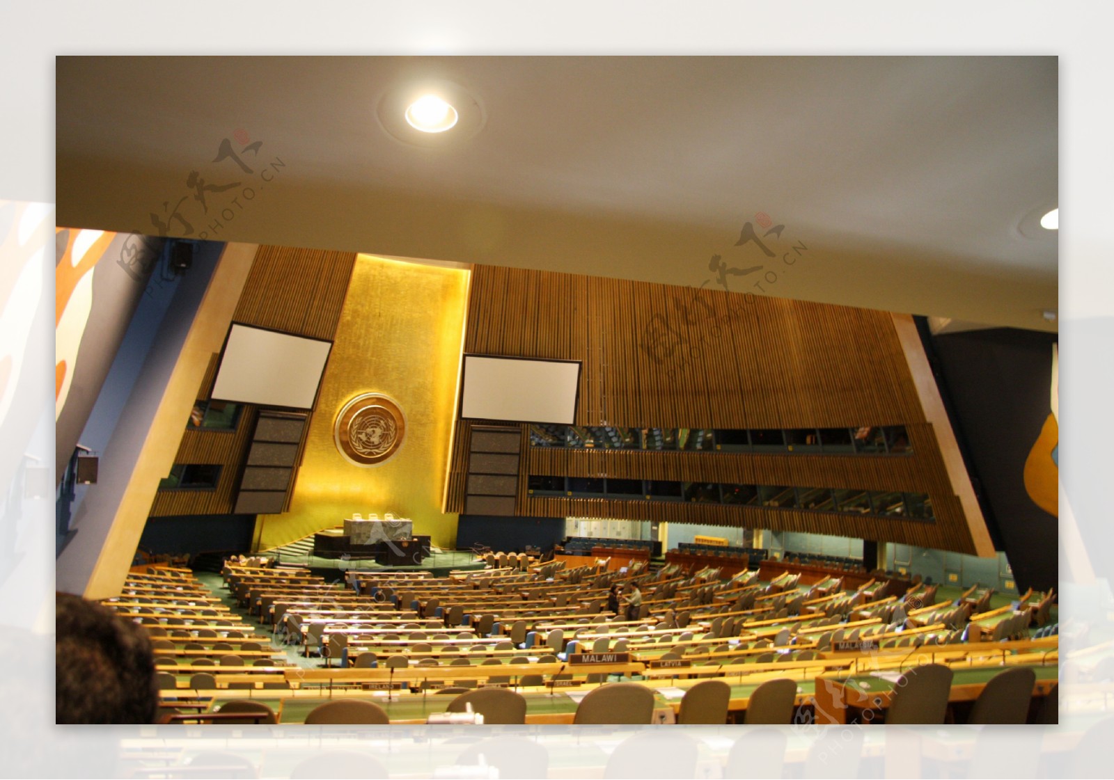 联合国大会会场图片