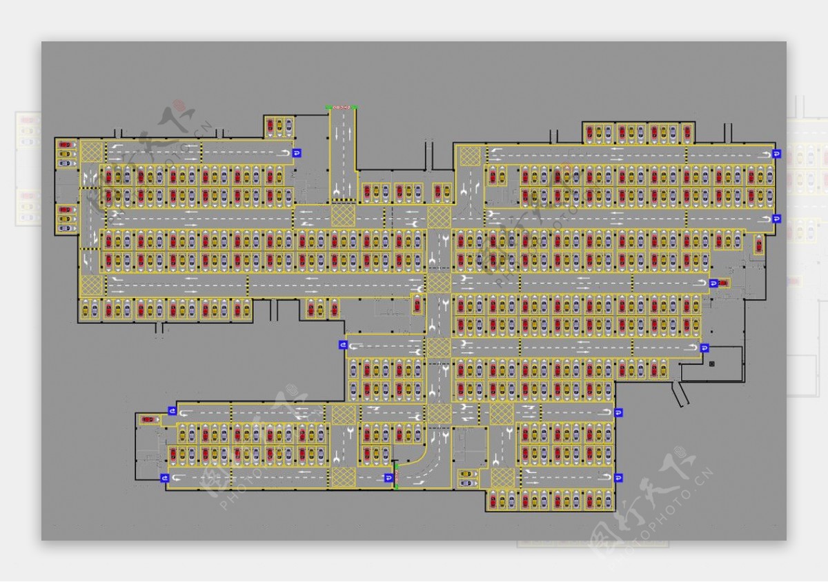 停车场规划设计图片