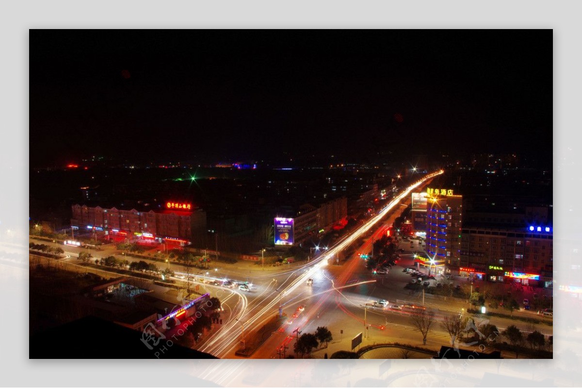 城市夜景素材图片