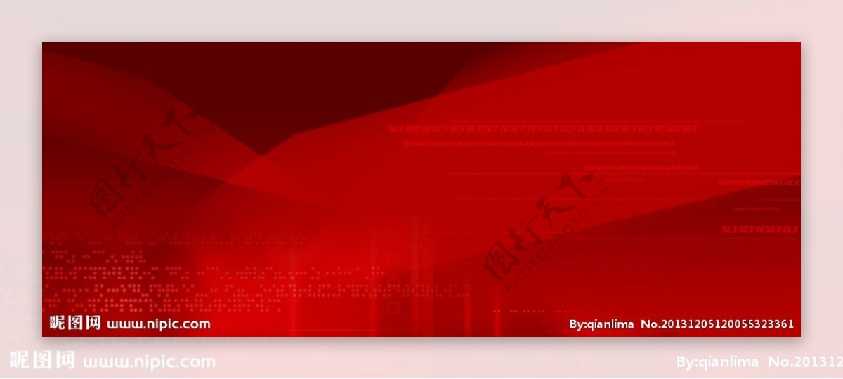 商务科技红背景图片