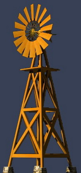 max3D模型风车图片
