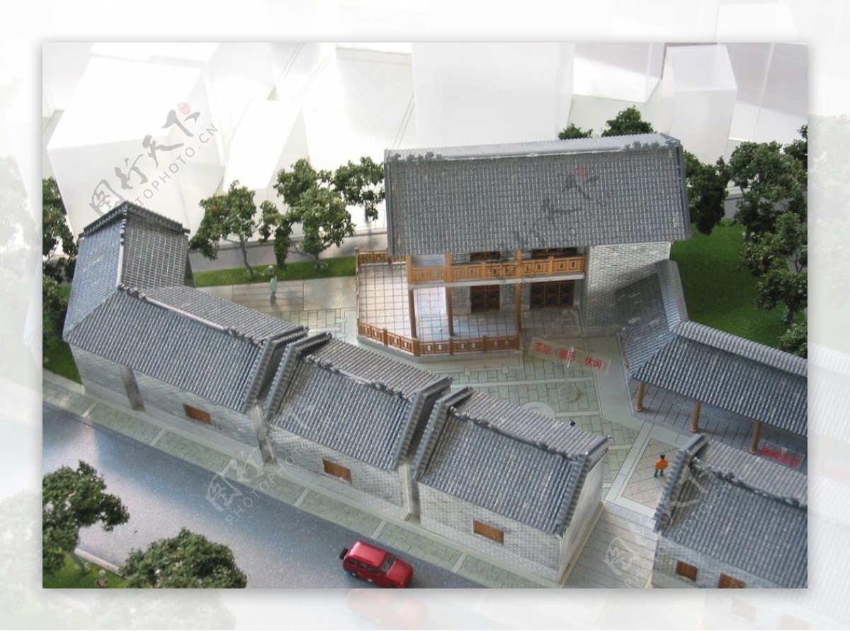 黄埔古港建筑模型图片