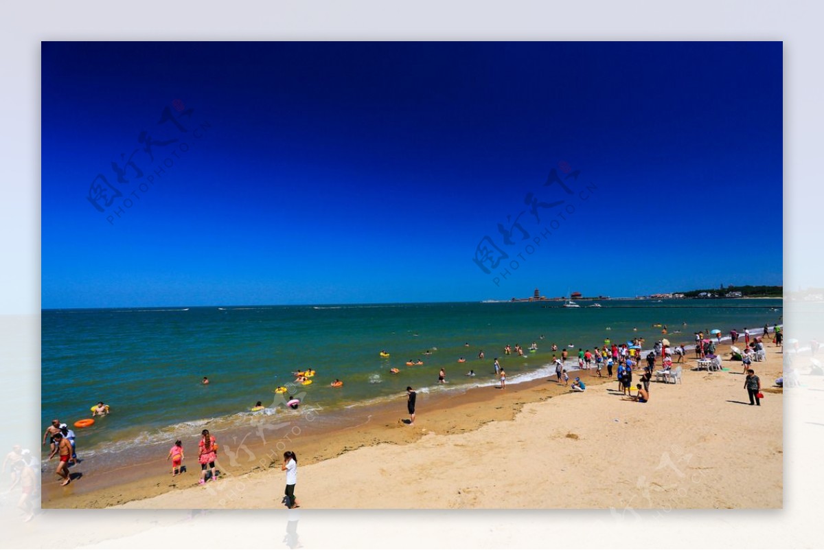 蓬莱海水浴场图片