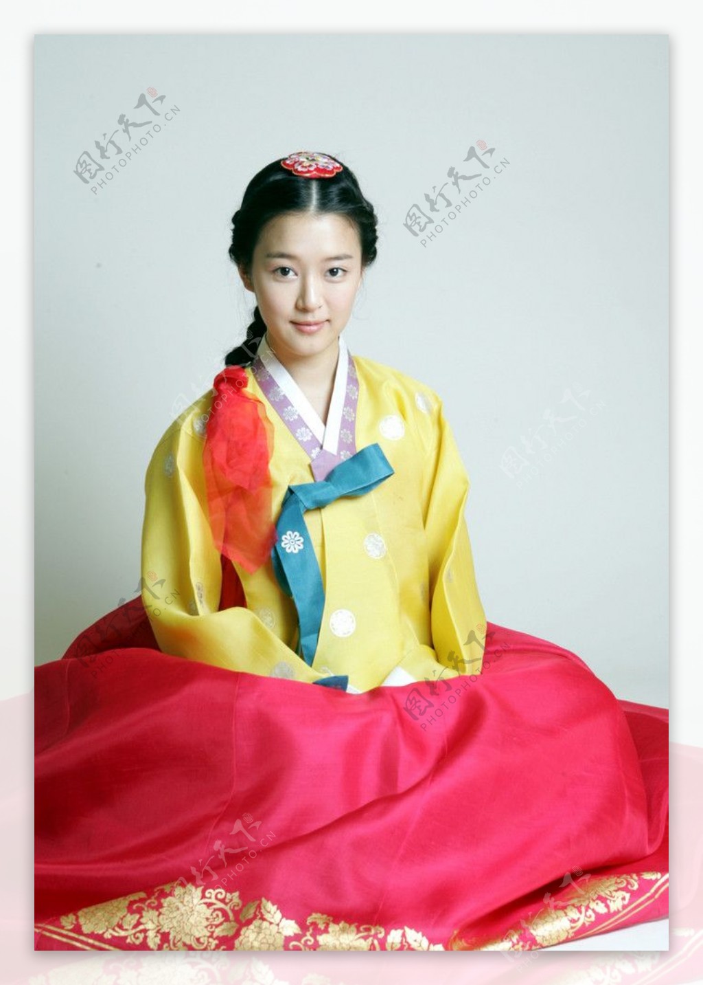 新款高端韓國延吉公主小姐宮廷韓服北韓民族高端定製禮服旅拍攝影-Taobao