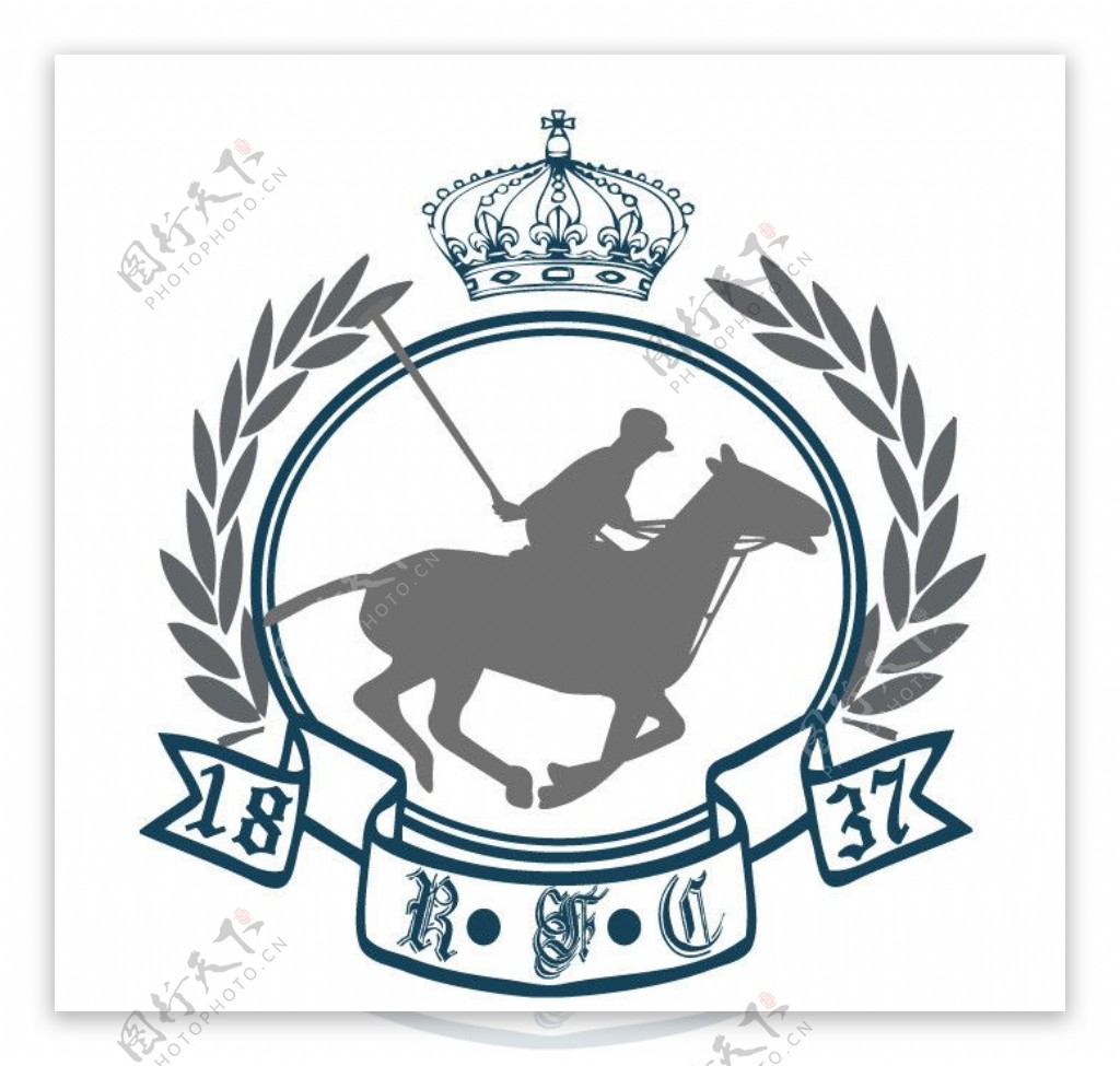 徽章标志皇冠图片