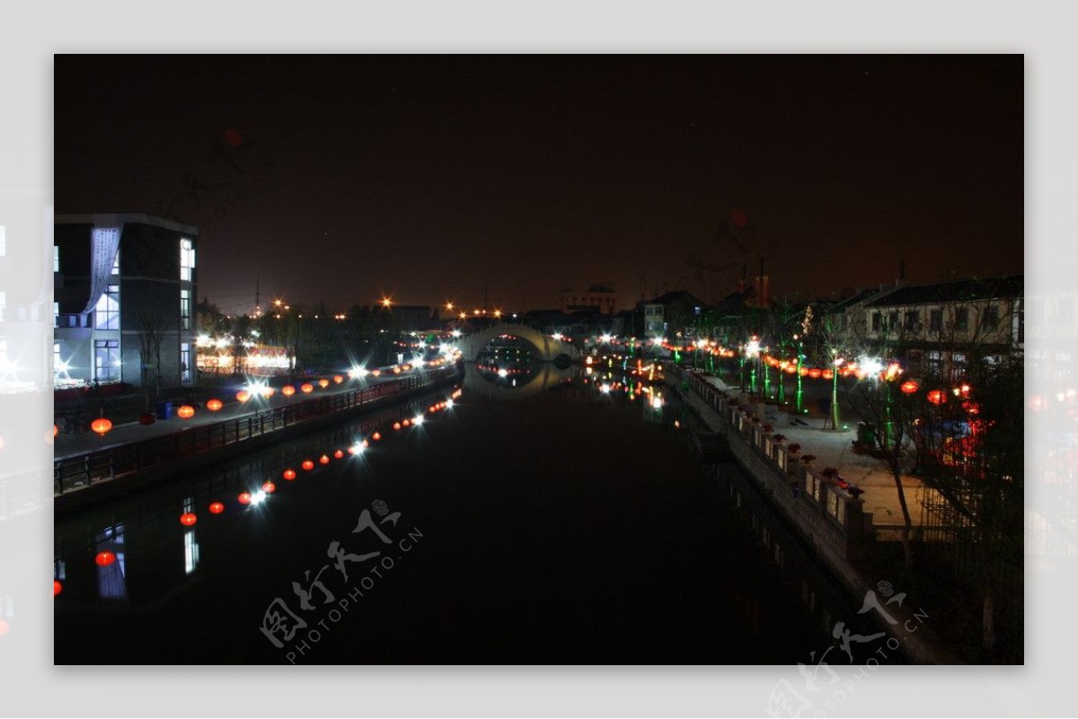 上海三林老街河道图片