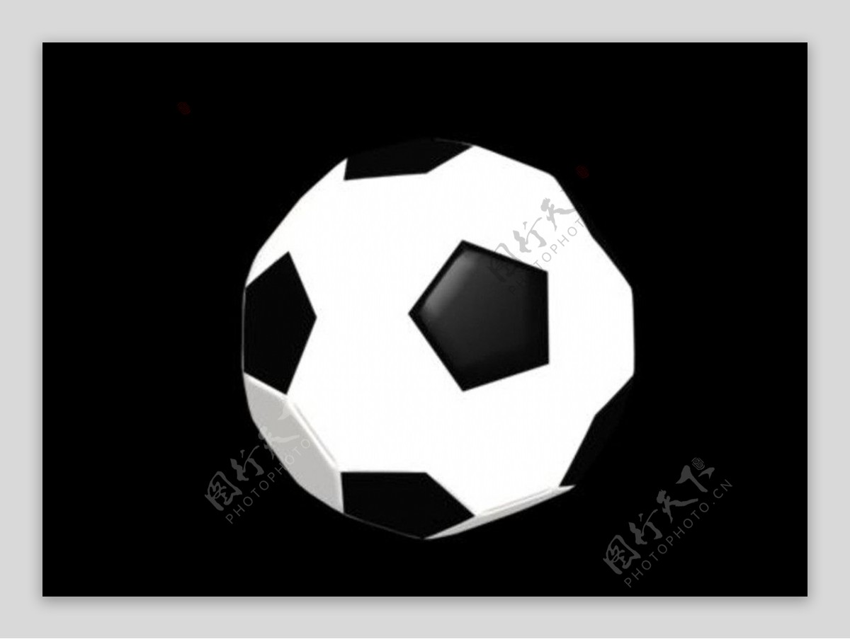3D足球图片