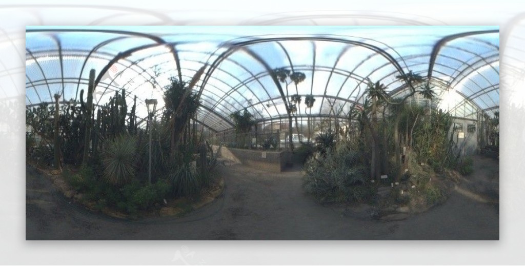 高清园林HDR图片用于3D场景反射