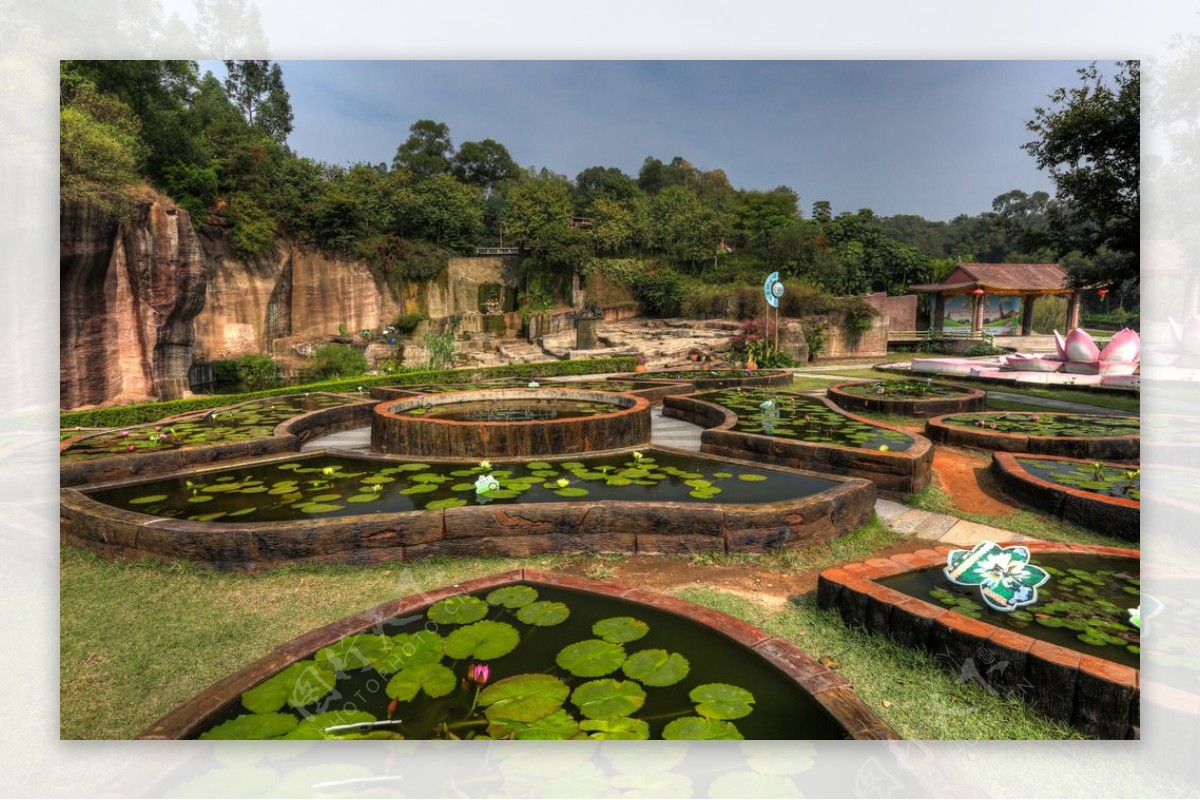 莲花山风景区图片