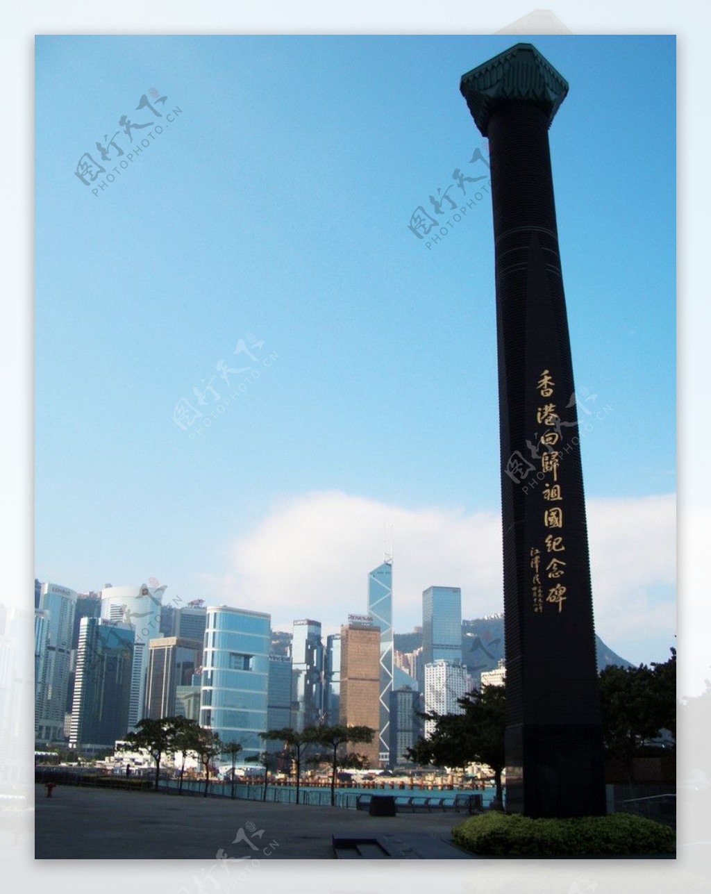 HK回归纪念碑图片