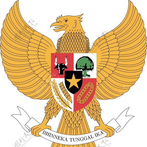 印尼国徽图片