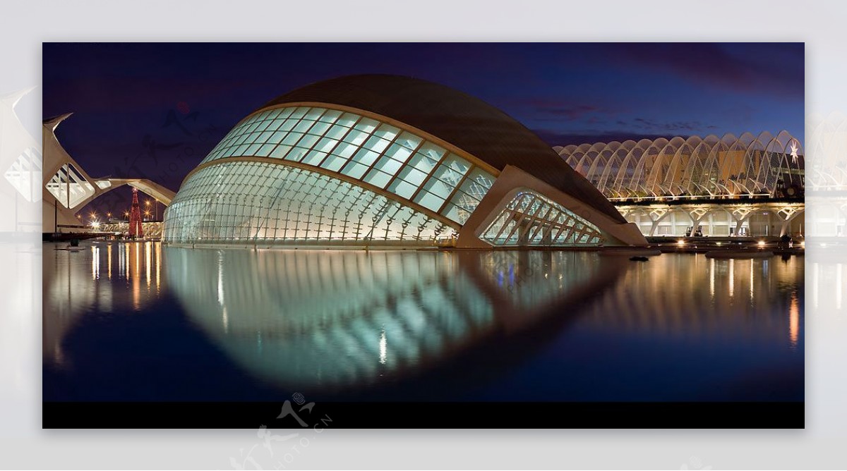 西班牙巴伦西亚市科技文化城图片