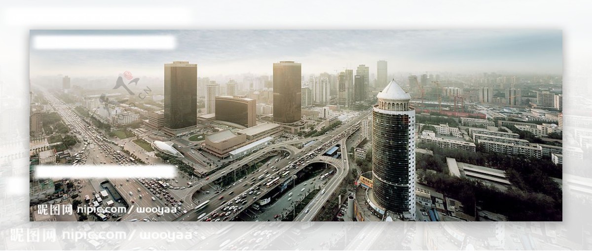 北京CBD全景图片