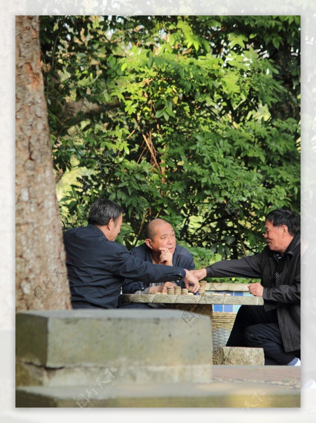 下棋对弈图片