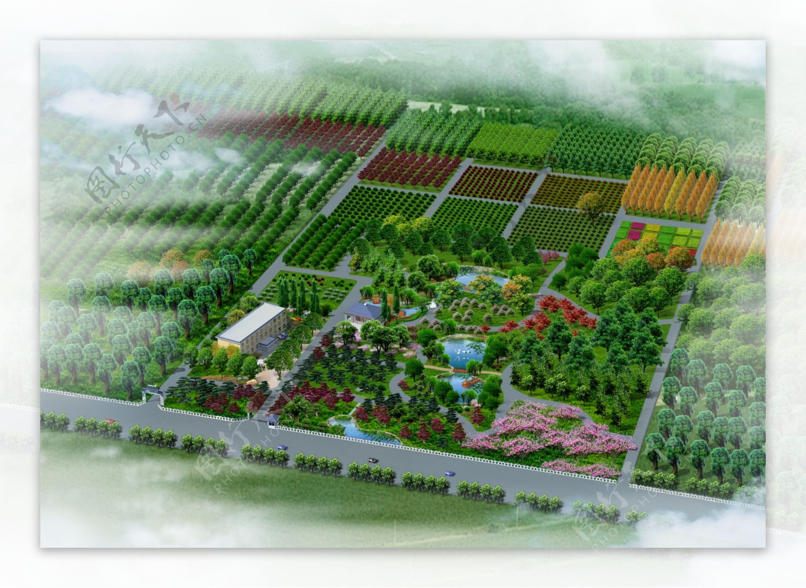 鄂尔多斯阿康物流园区二期苗圃景观 - 北京清润国际建筑设计研究有限公司