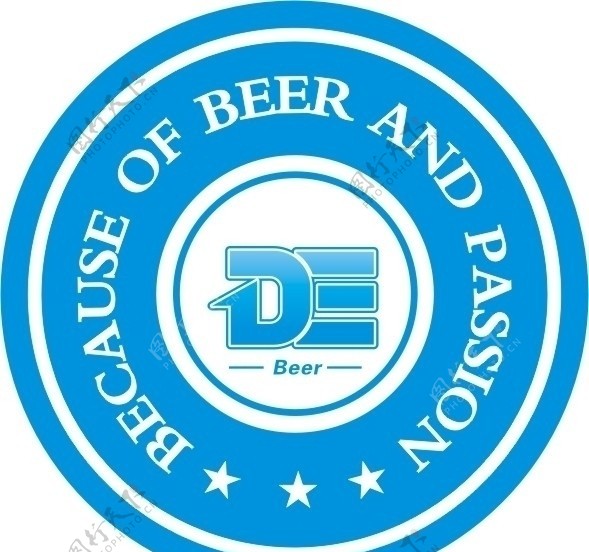 DE啤酒标志矢量BEER图片