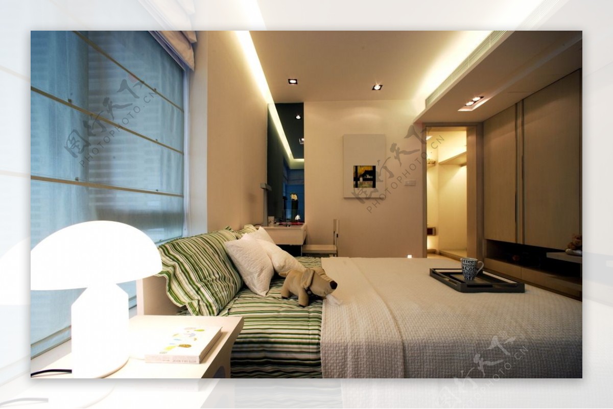 广州金海湾样板房卧室图片