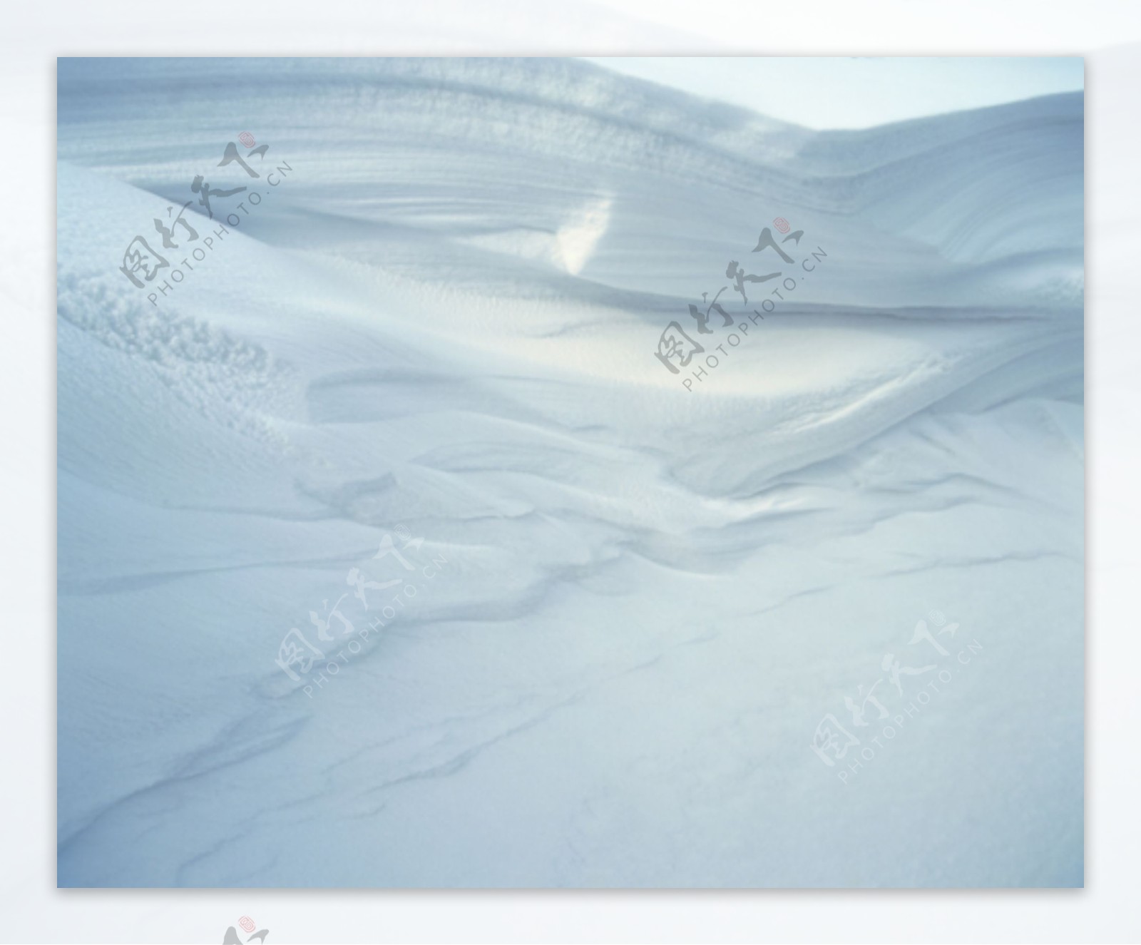 冰雪景观白色背景雪图片