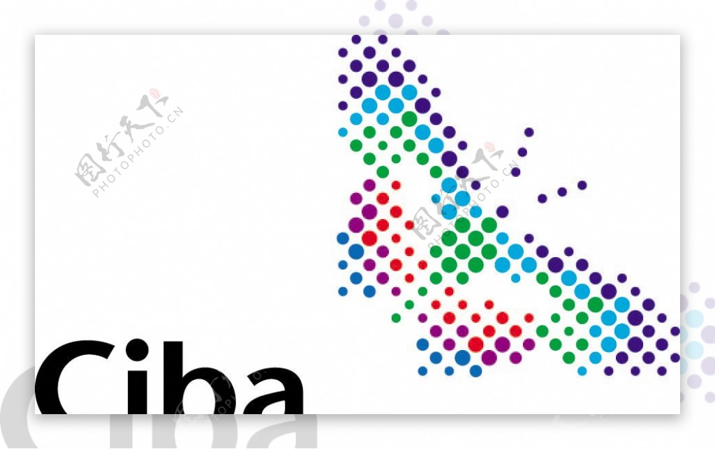 Ciba标志矢量图图片