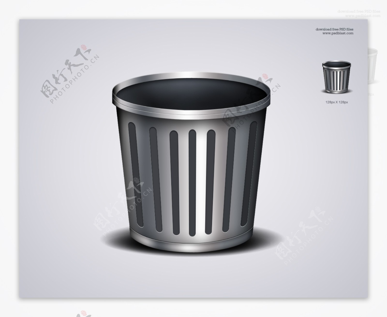 垃圾桶图标图片