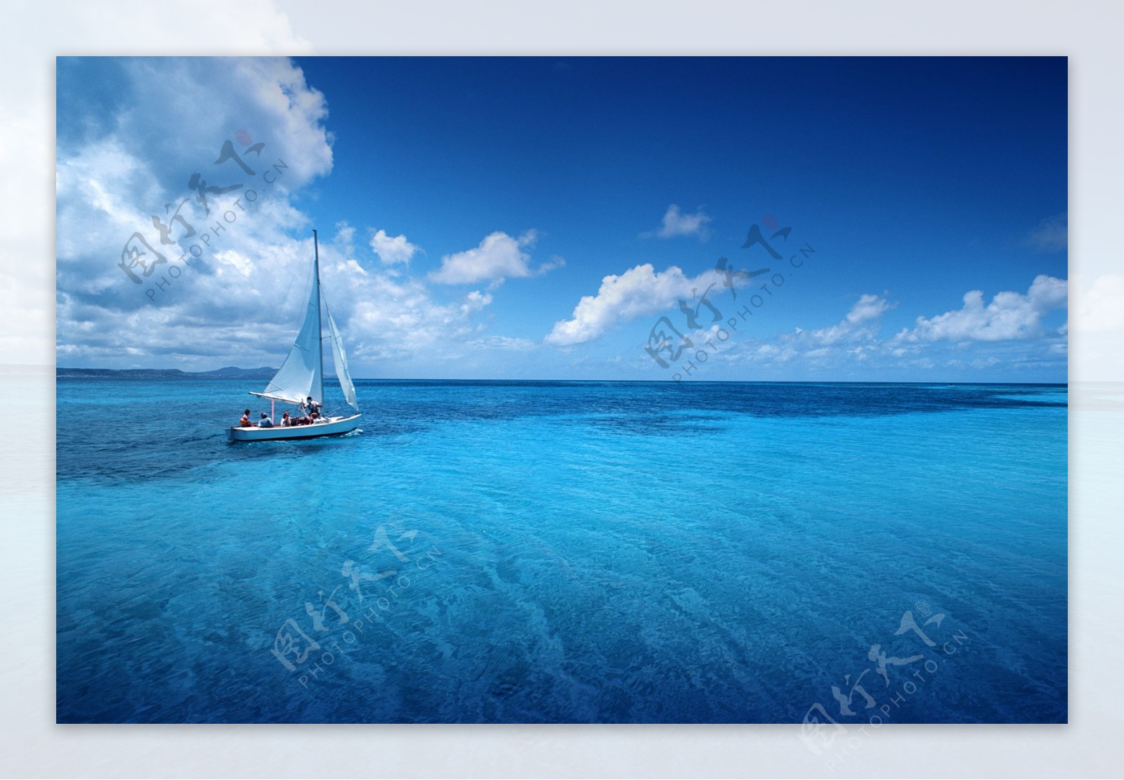 帆船海洋图片