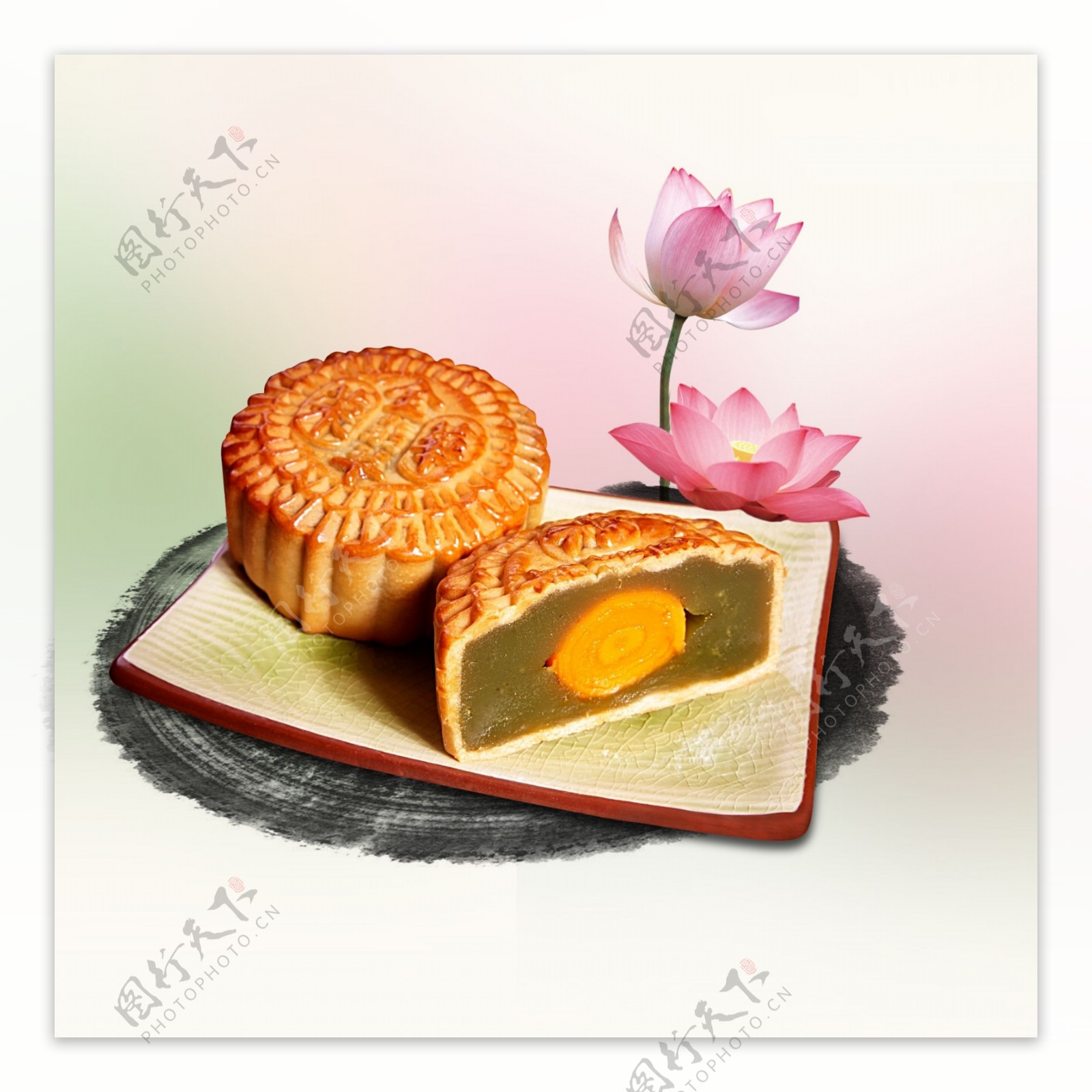 中秋月饼素材图片
