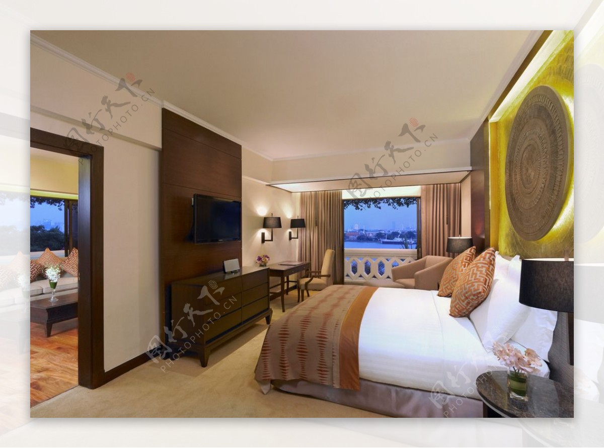 泰国酒店房间图片