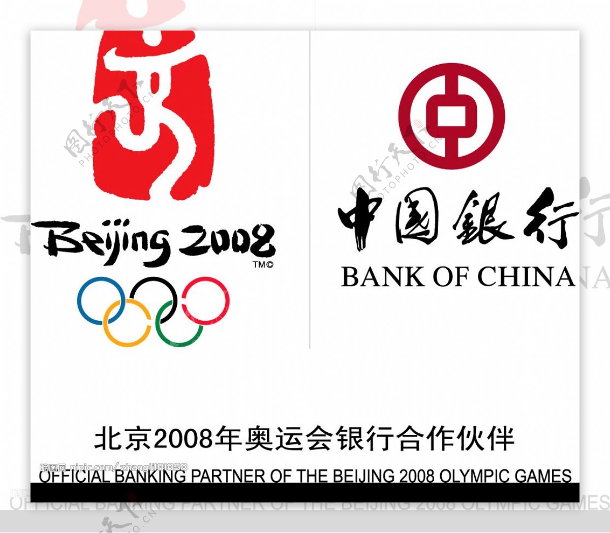 中国银行奥运标组合图片