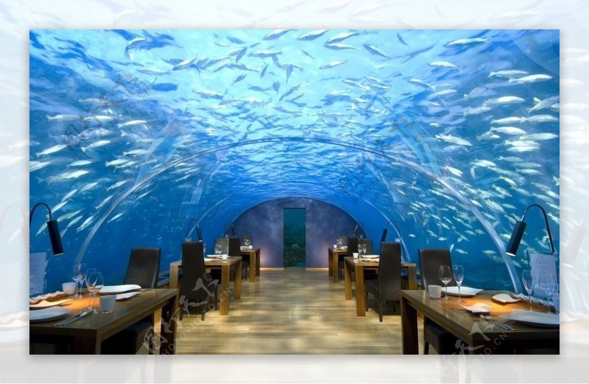 水底餐厅图片