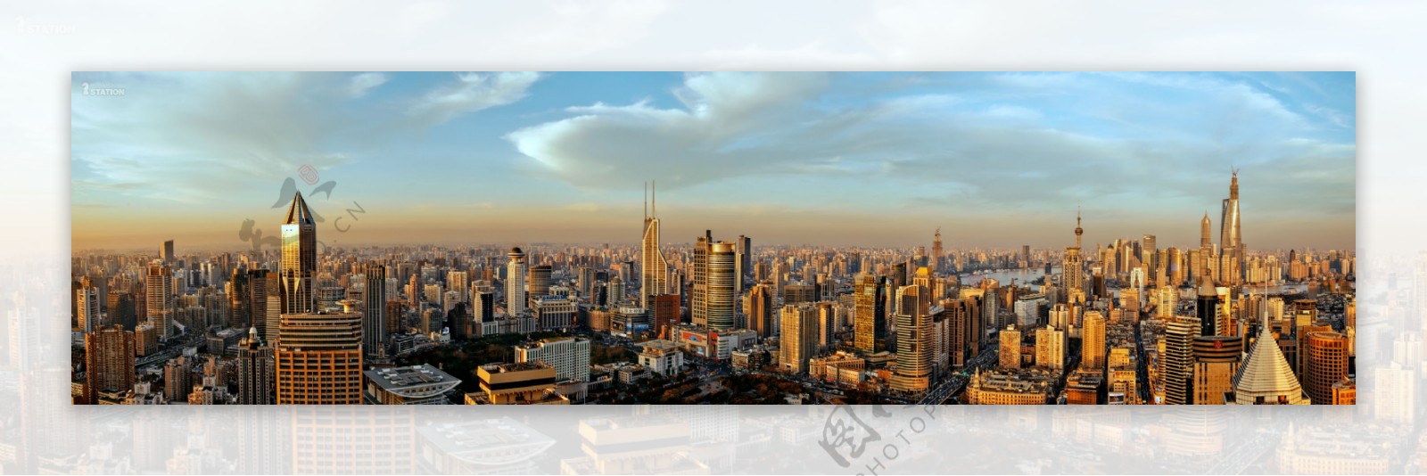 上海全景图城市广角巨图片