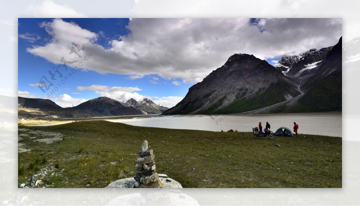 西藏然乌湖图片