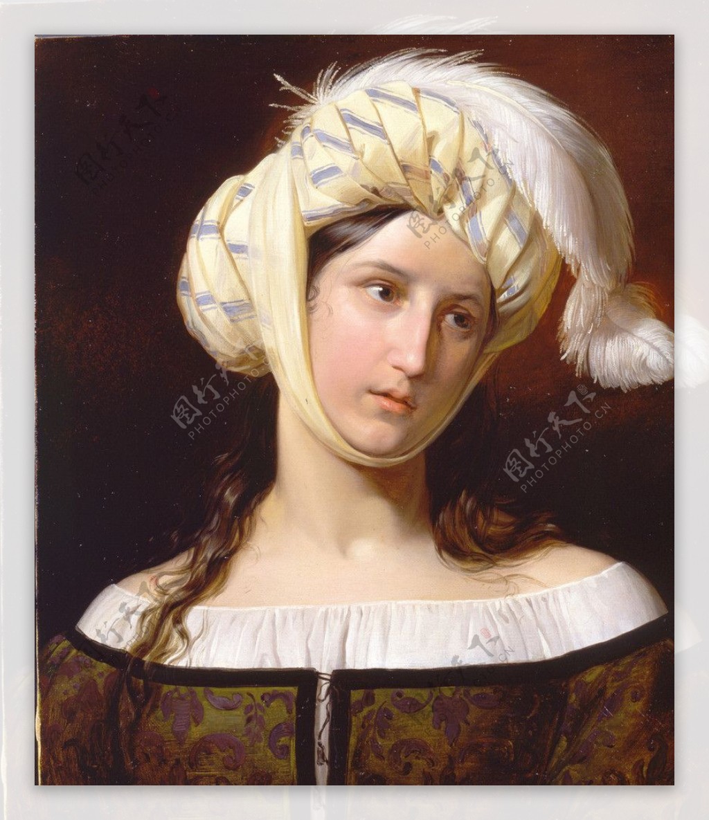 油画贵妇肖像图片