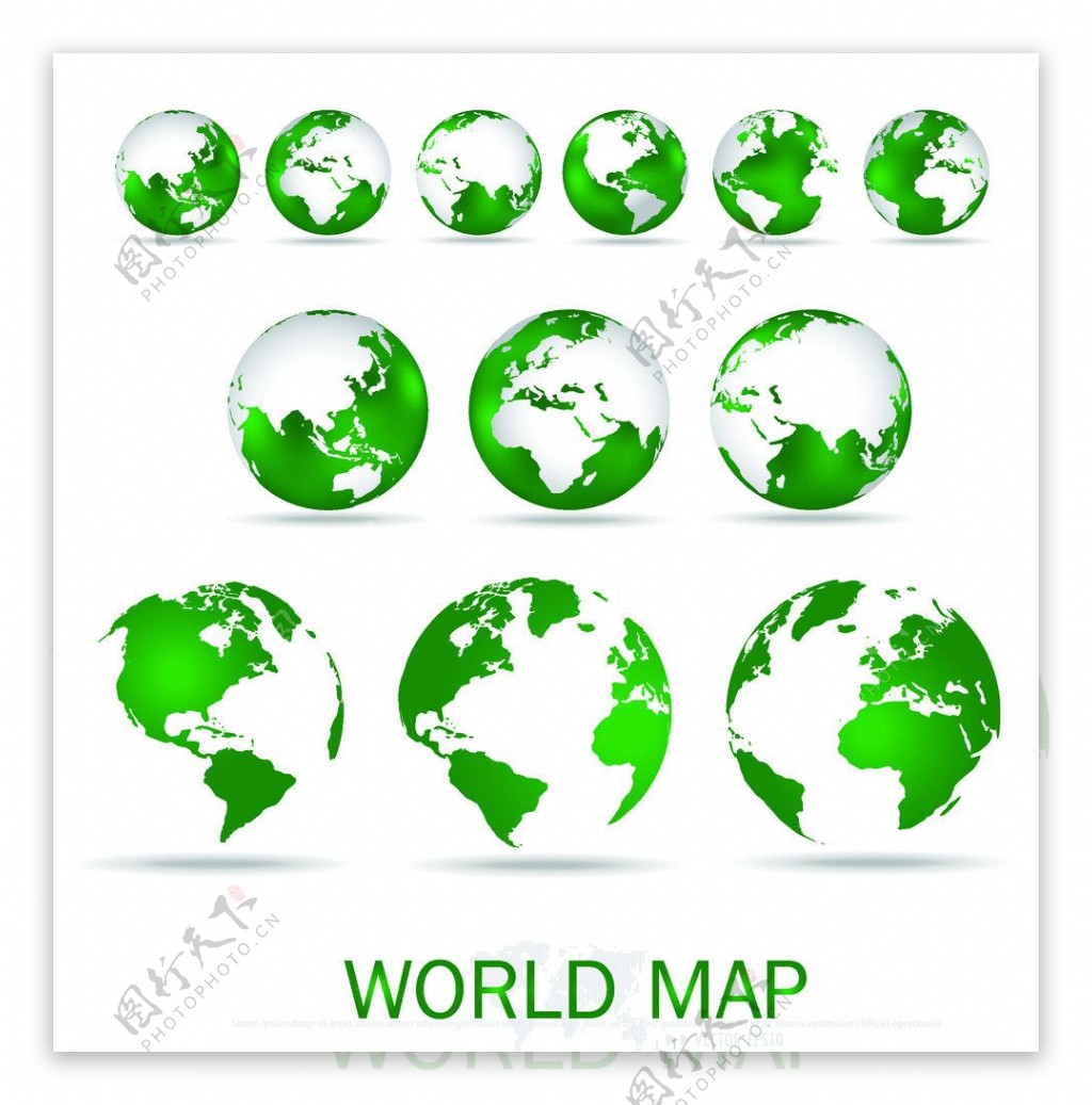 绿色地球图片