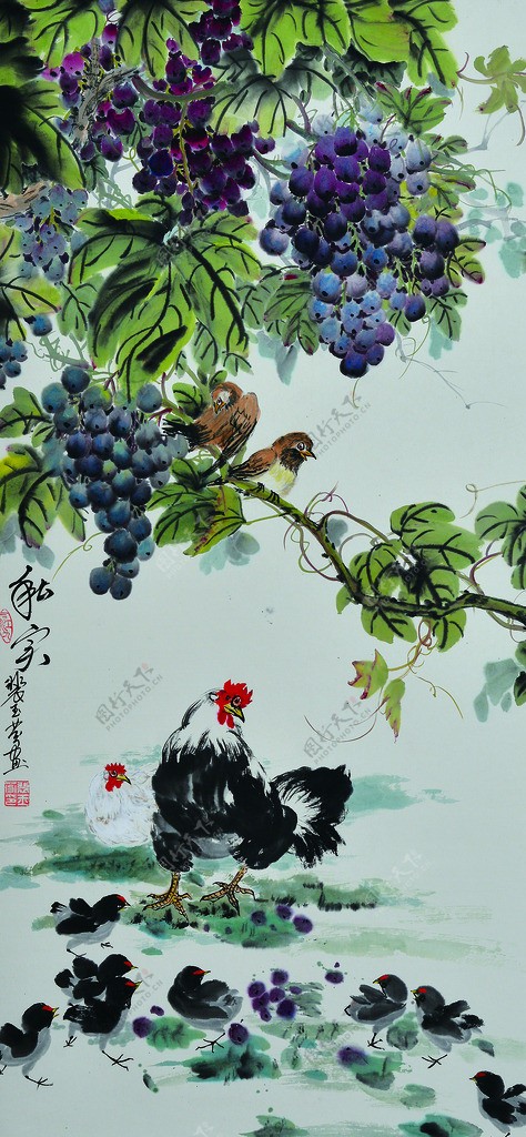 国画作品裴玉芬图片