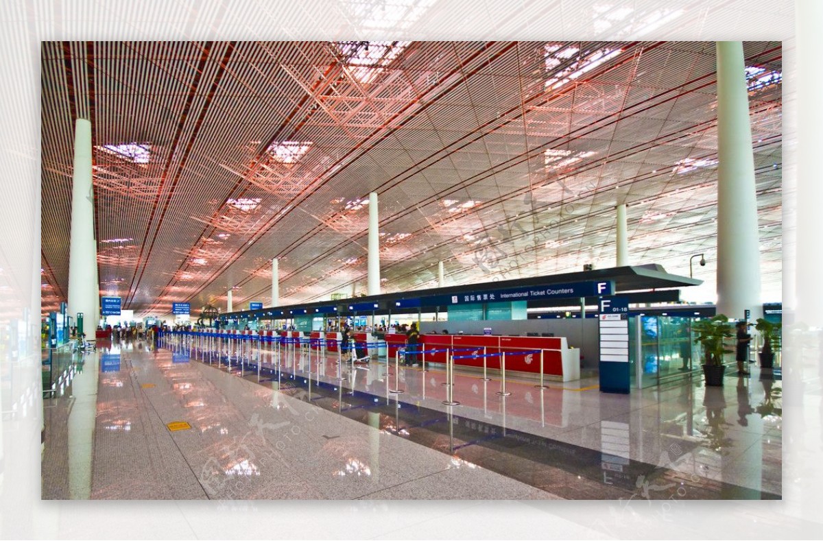 首都国际机场T3航站楼图片
